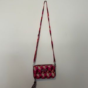 Vera Bradley wallet with strap